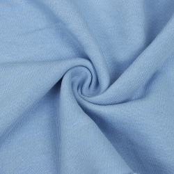 Ткань Футер 3-х нитка, Петля, цвет Светло-Голубой (на отрез)  в Арзамасе