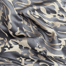 Ткань для штор Ария Хоум Санни Серый (Ш-3м), на отрез (V10A)  в Арзамасе