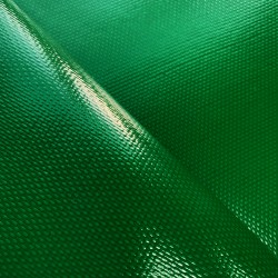 Ткань ПВХ 600 гр/м2 плотная, Зелёный (Ширина 150см), на отрез  в Арзамасе