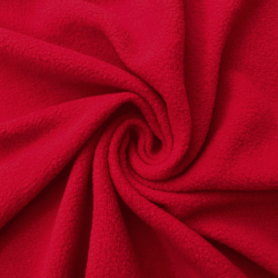 Флис Односторонний 130 гр/м2, цвет Красный (на отрез)  в Арзамасе