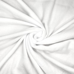 Флис Односторонний 130 гр/м2, цвет Белый (на отрез)  в Арзамасе