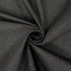 Ткань Рогожка (мебельная), цвет Тёмно-Серый (на отрез)  в Арзамасе
