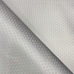 Ткань Оксфорд 300D PU Рип-Стоп СОТЫ, цвет Светло-Серый (на отрез)  в Арзамасе