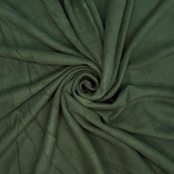 Ткань Флис Односторонний 130 гр/м2, цвет Темный хаки (на отрез)  в Арзамасе