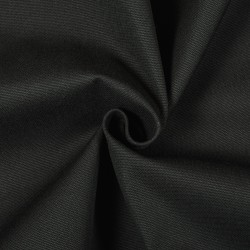 Ткань смесовая Канвас 35/65, цвет Черный (на отрез)  в Арзамасе