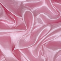 Ткань Атлас-сатин, цвет Розовый (на отрез)  в Арзамасе