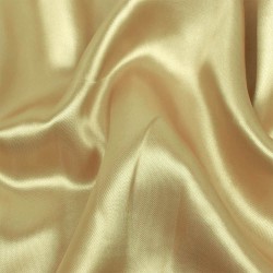 Ткань Атлас-сатин ЛЮКС, цвет Золотой (на отрез)  в Арзамасе