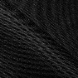 Прорезиненная ткань Оксфорд 600D ПВХ, Черный (на отрез)  в Арзамасе