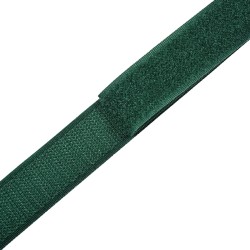 Контактная лента 25мм цвет Зелёный (велькро-липучка, на отрез)  в Арзамасе