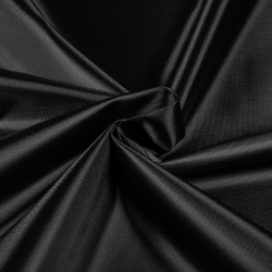 *Ткань Оксфорд 210D PU, цвет Черный (на отрез)  в Арзамасе