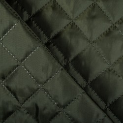 Стеганая подкладочная ткань с синтепоном (100гр/м2), цвет Хаки (на отрез)  в Арзамасе