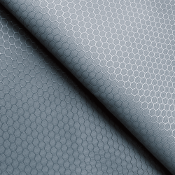 Ткань Оксфорд 300D PU Рип-Стоп СОТЫ, цвет Серый (на отрез)  в Арзамасе