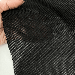 Сетка 3D трехслойная Air mesh 165 гр/м2, цвет Черный (на отрез)  в Арзамасе