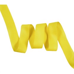 Окантовочная лента-бейка, цвет Жёлтый 22мм (на отрез)  в Арзамасе