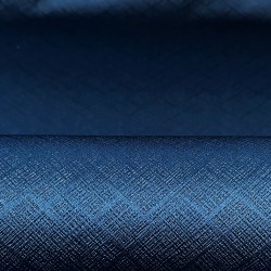 Ткань Блэкаут для штор светозатемняющая 100% &quot;Орнамент Синий&quot; (на отрез)  в Арзамасе